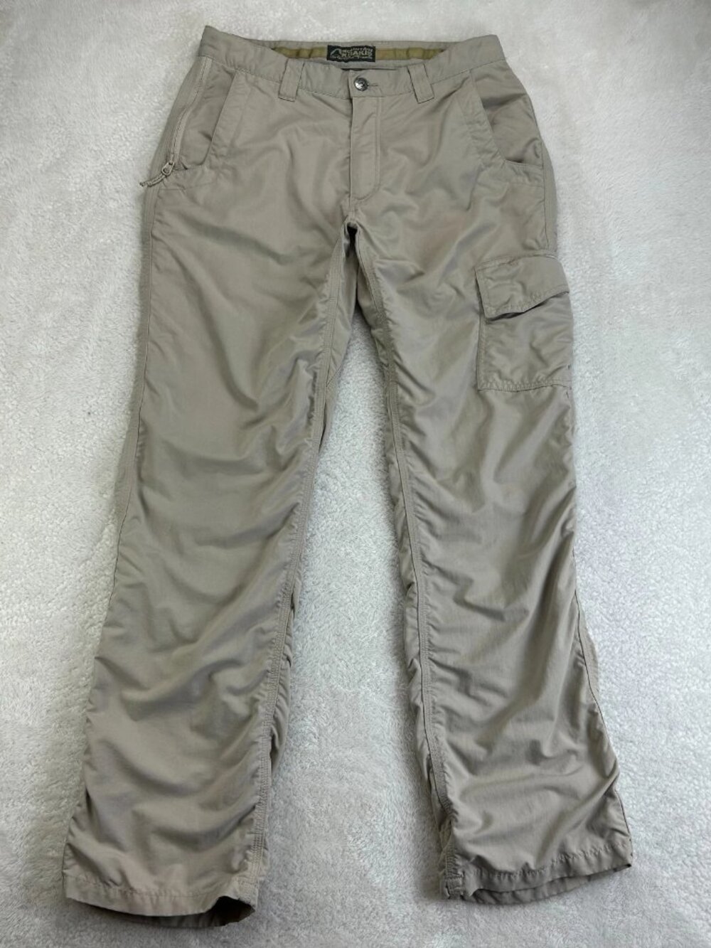 Mountain Khakis Granite‎ Creek Pants Mens 31x32 Beige Jackson Hole Cargo Pocket